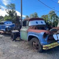 Tow Mater and Doc Hudson