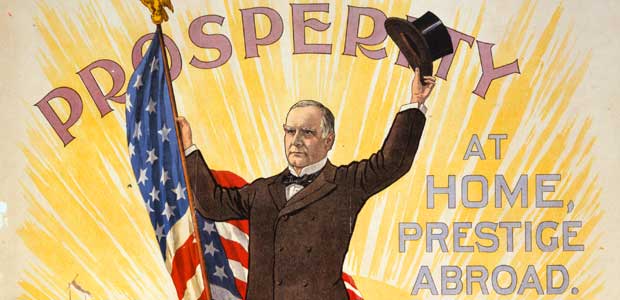 Detail from McKinley campaign poster (1900).