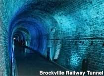 Oldest Railroad Tunnel: Light Show!